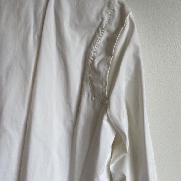 Helmut Lang oversized White zip button down shirt - Picture 7 of 8